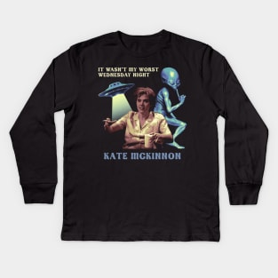 Kate McKinnon Alien Kids Long Sleeve T-Shirt